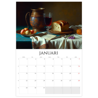 »Romantic Living« Väggkalender 2024