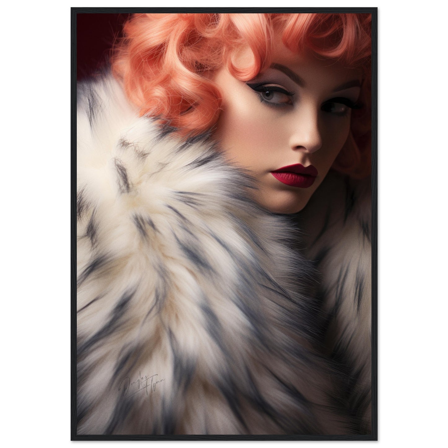 »Girl With White Fur 2«