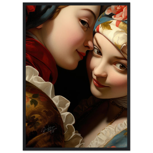 »Rococo Sisters Close Portrait 1«