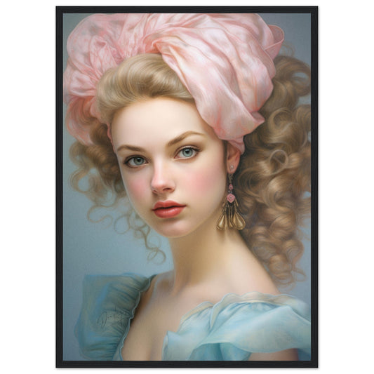 »Mary Rococo Girl Portrait 3«