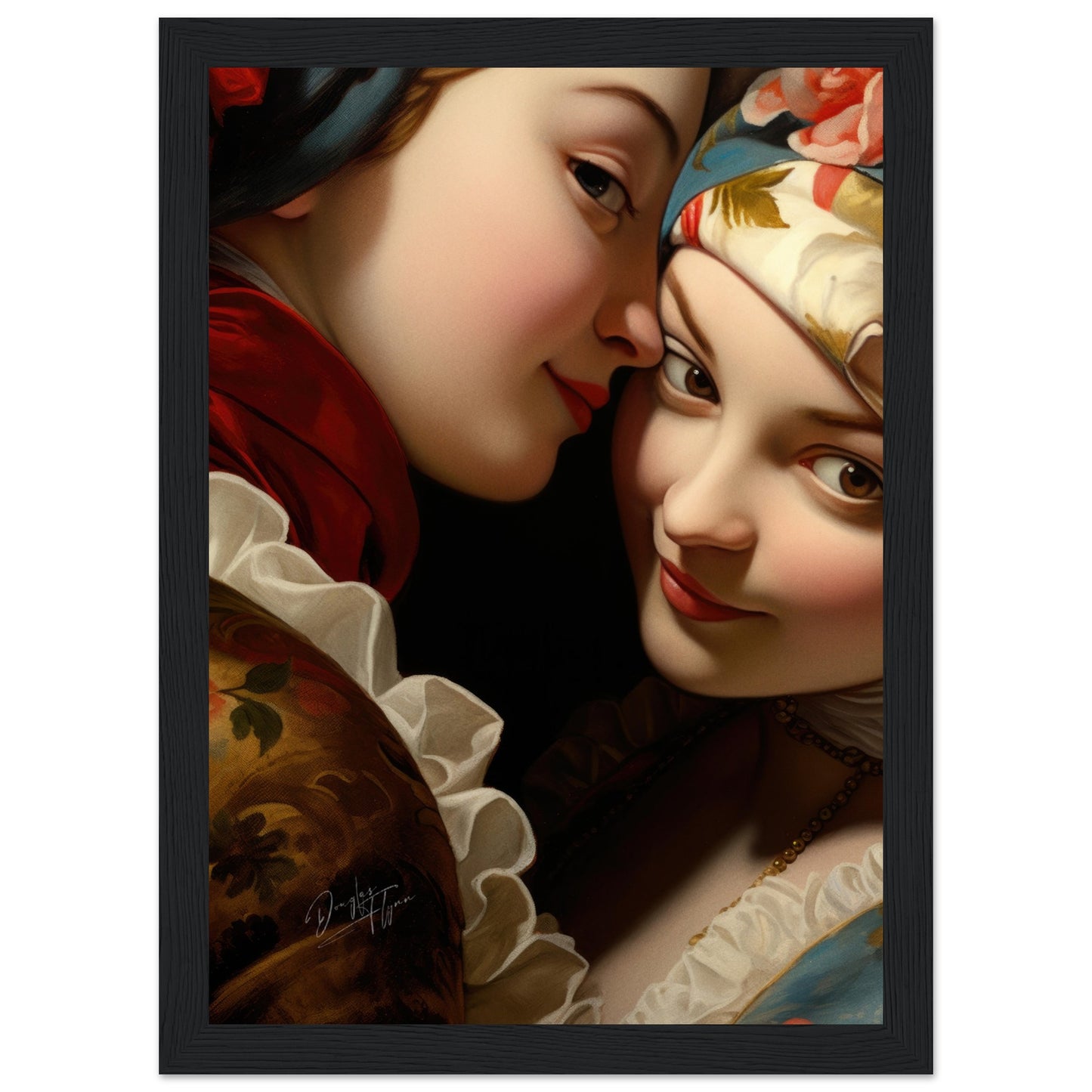 »Rococo Sisters Close Portrait 1«