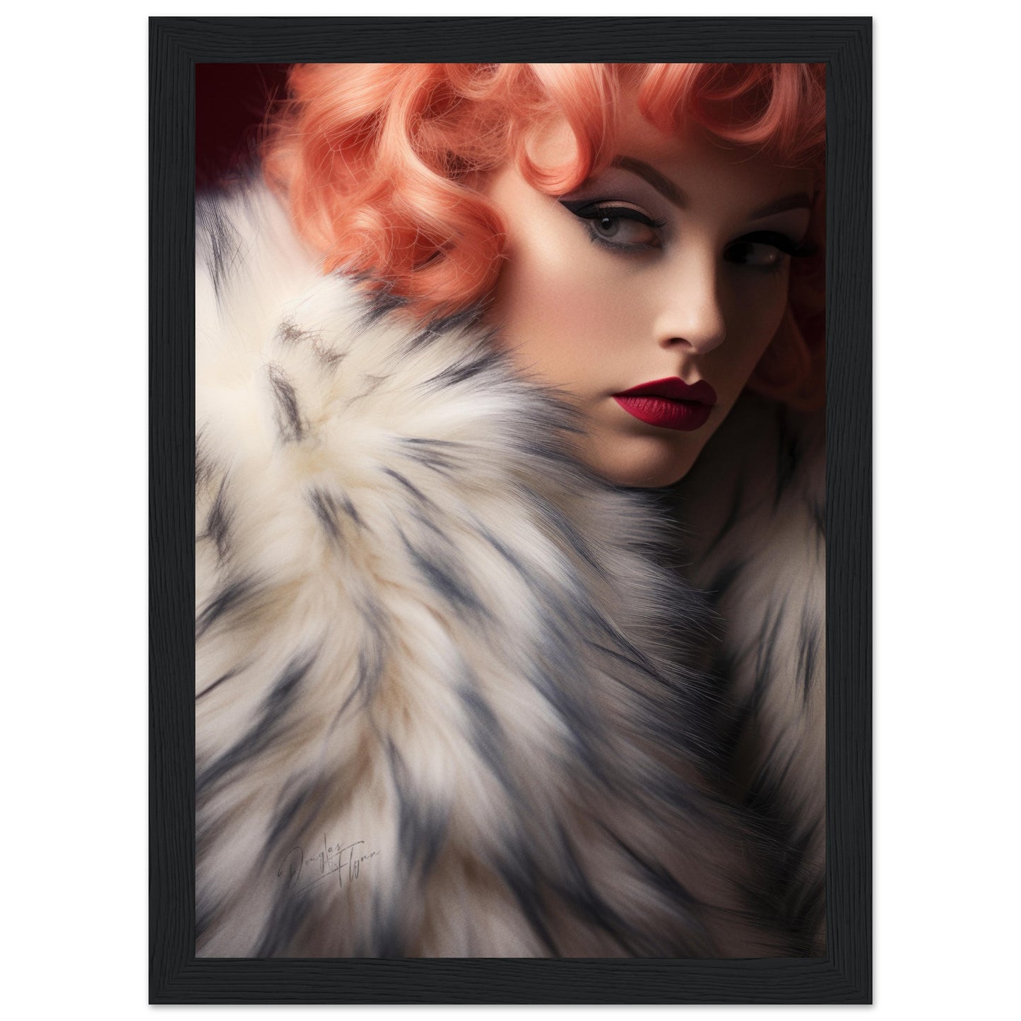 »Girl With White Fur 2«