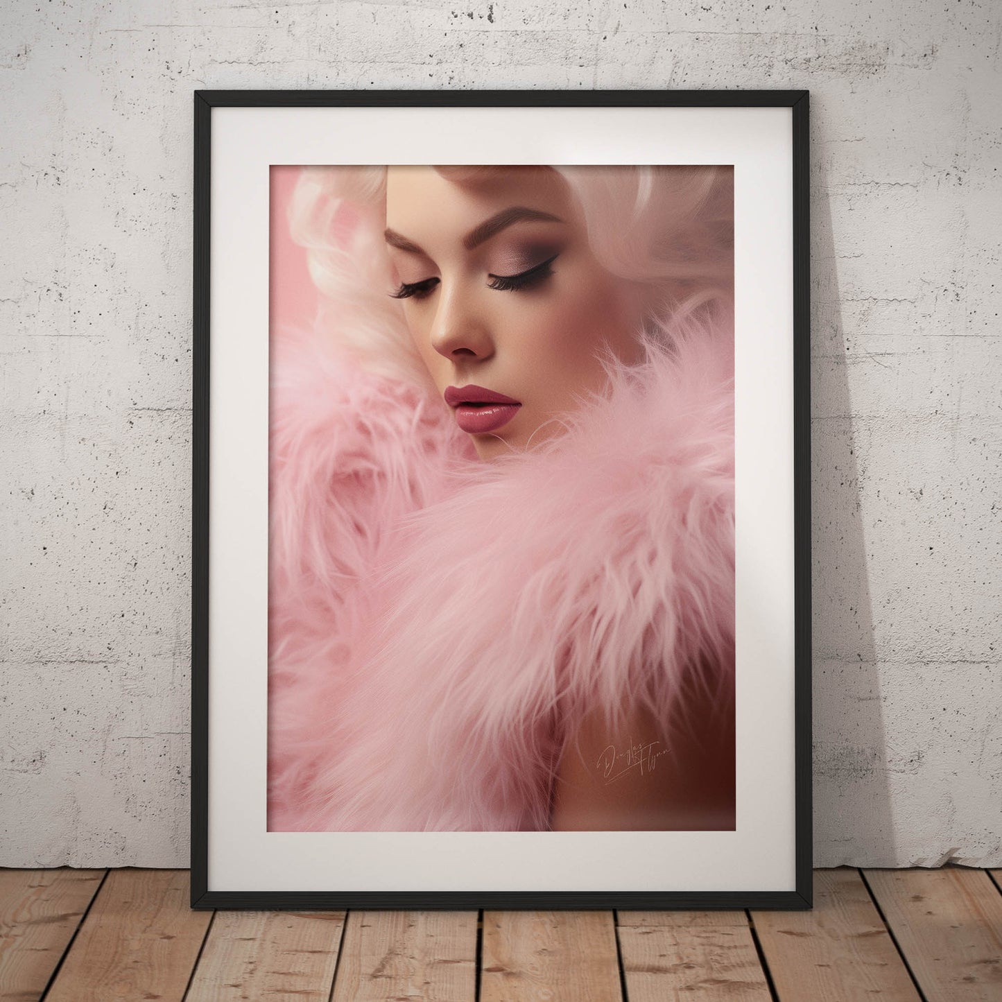 »Girl With PinkFur 1«