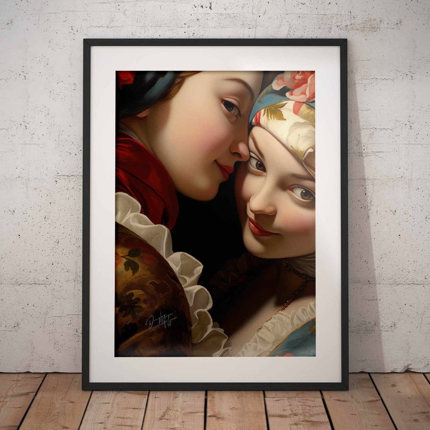 »Rococo Sisters Close Portrait 1«