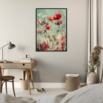 »Blooms in Motion«, poster i fri fotografisk stil