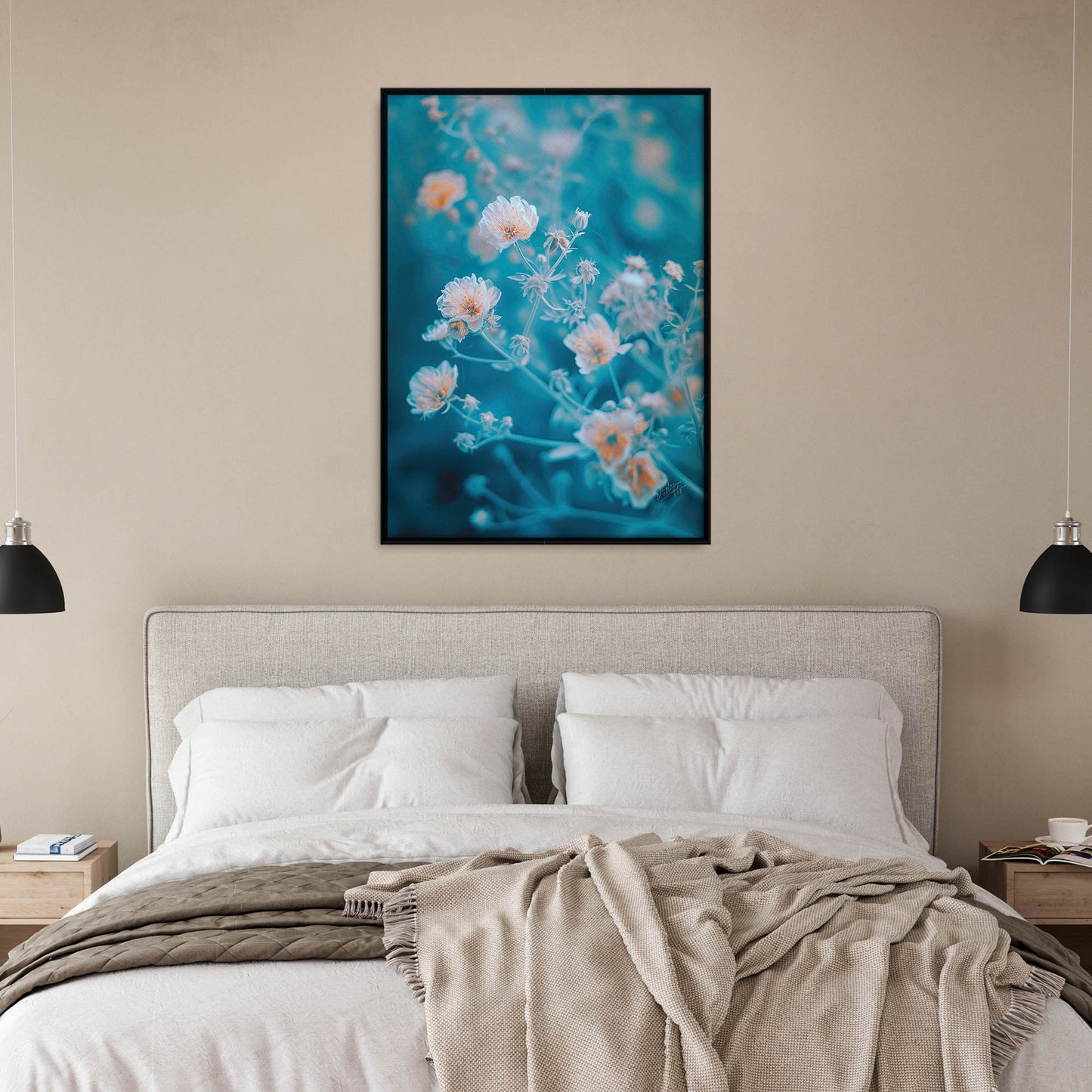 »Floral Tapestry«, poster i fri fotografisk stil