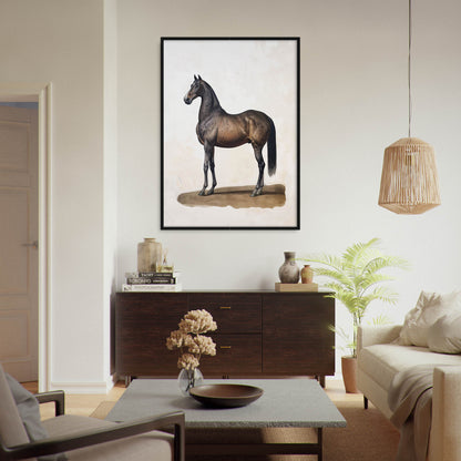 »Horse« zoologisk vintageposter