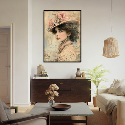 »Lady Wearing a Hat« poster