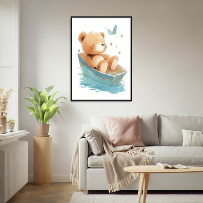 »Teddy On a Boat« barnposter