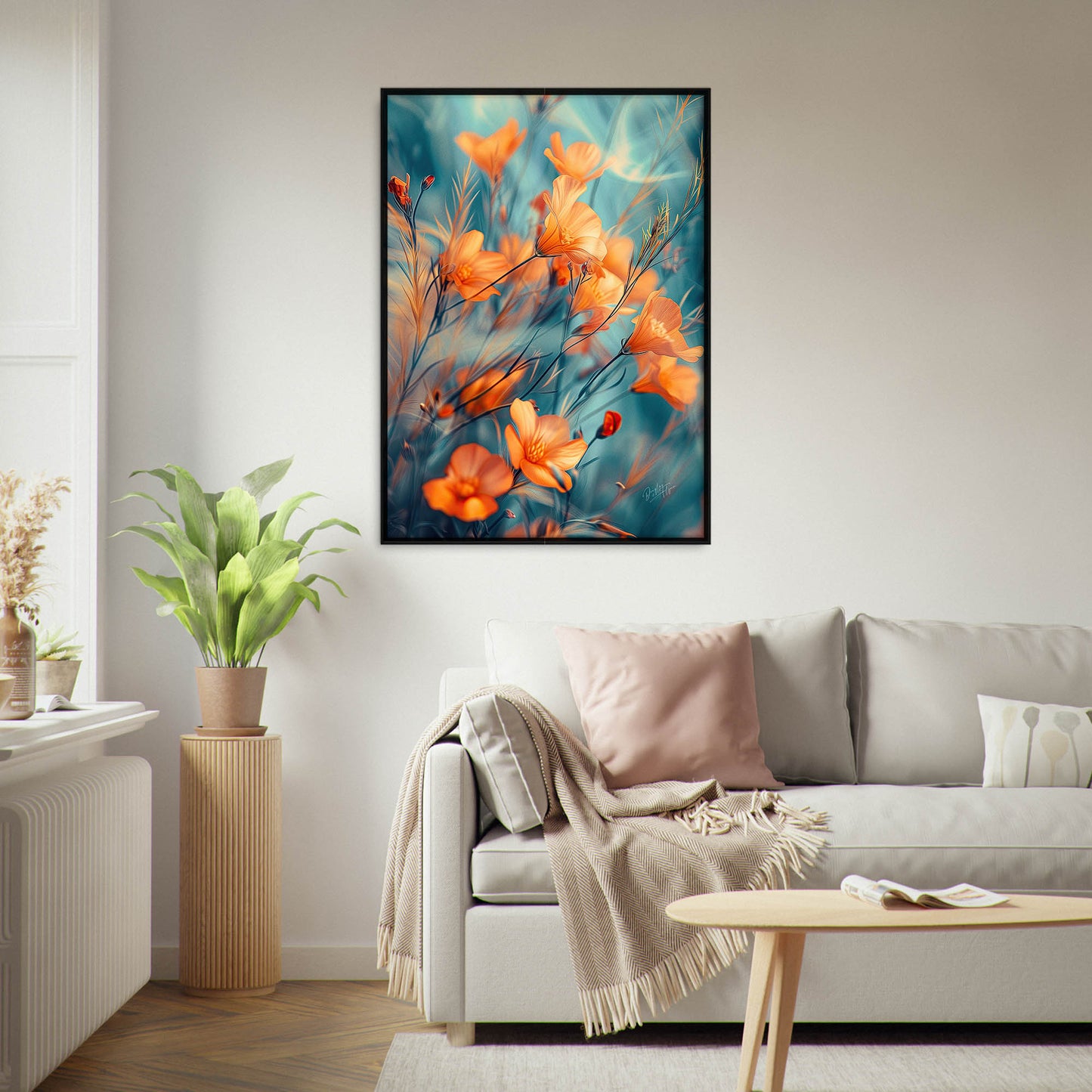 »Palette on Flowerss«, poster i fri fotografisk stil