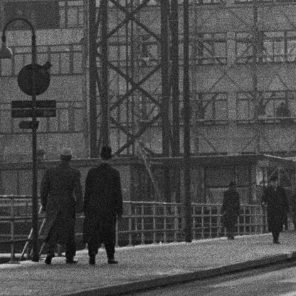 »Morgonpromenad under Katarinahissen 1938« historisk poster