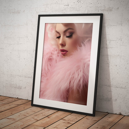 »Girl With PinkFur 1«