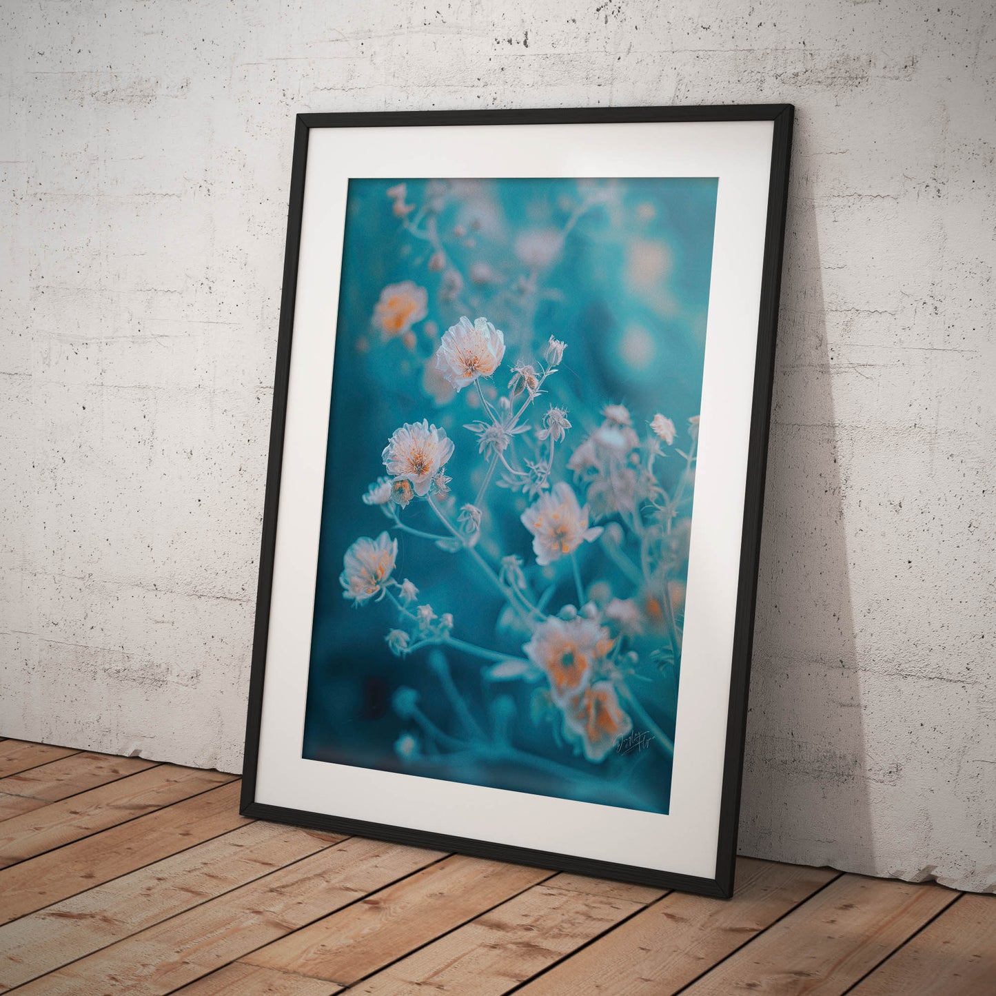 »Floral Tapestry«, poster i fri fotografisk stil