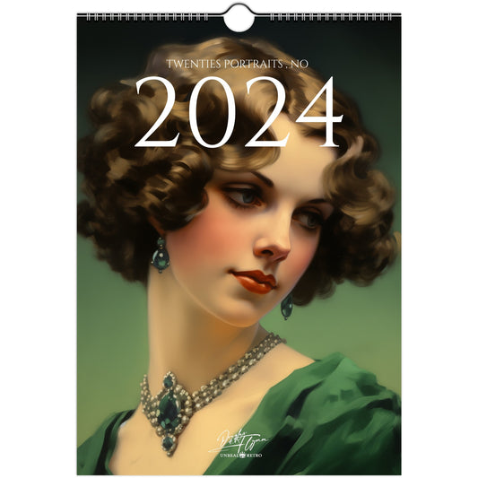 »Twenties Portraits 1«, väggkalender 2024