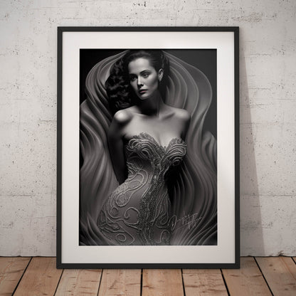 »Mermaid Couture« retro poster