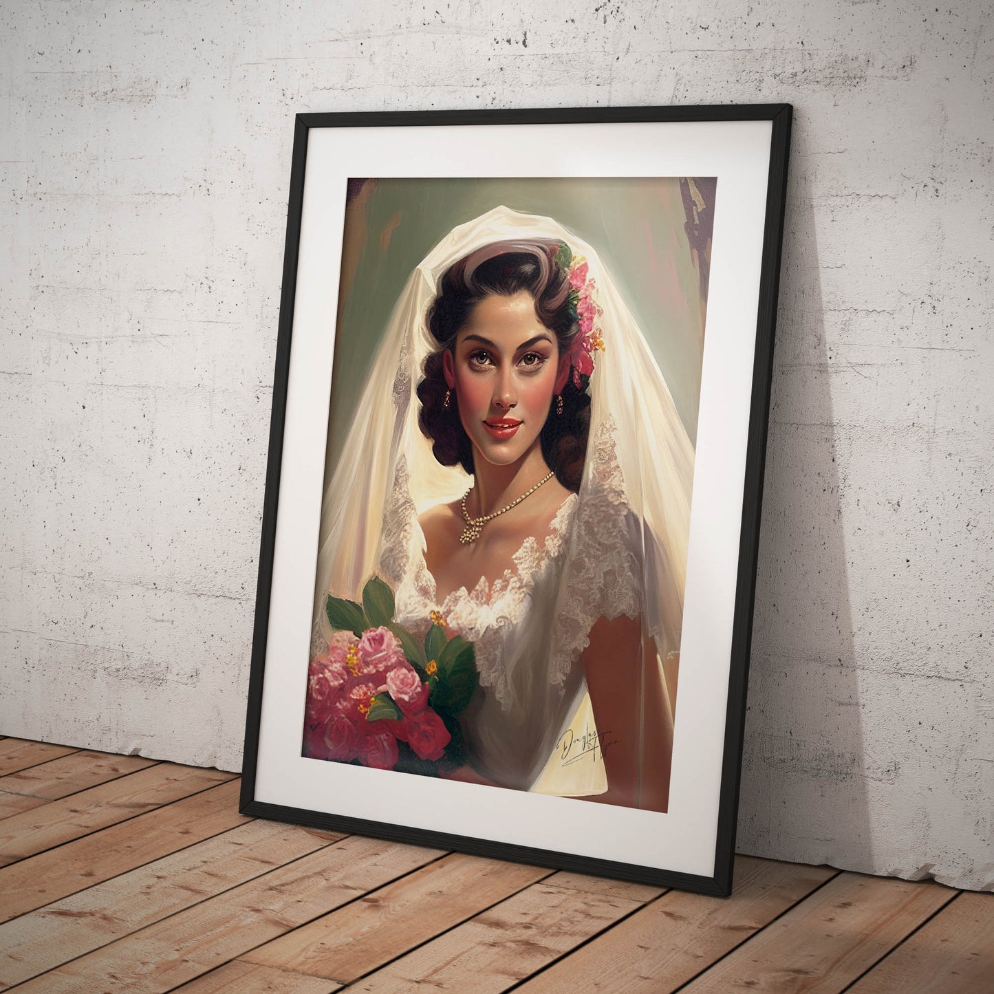 »Wedding Day Memories« retro poster