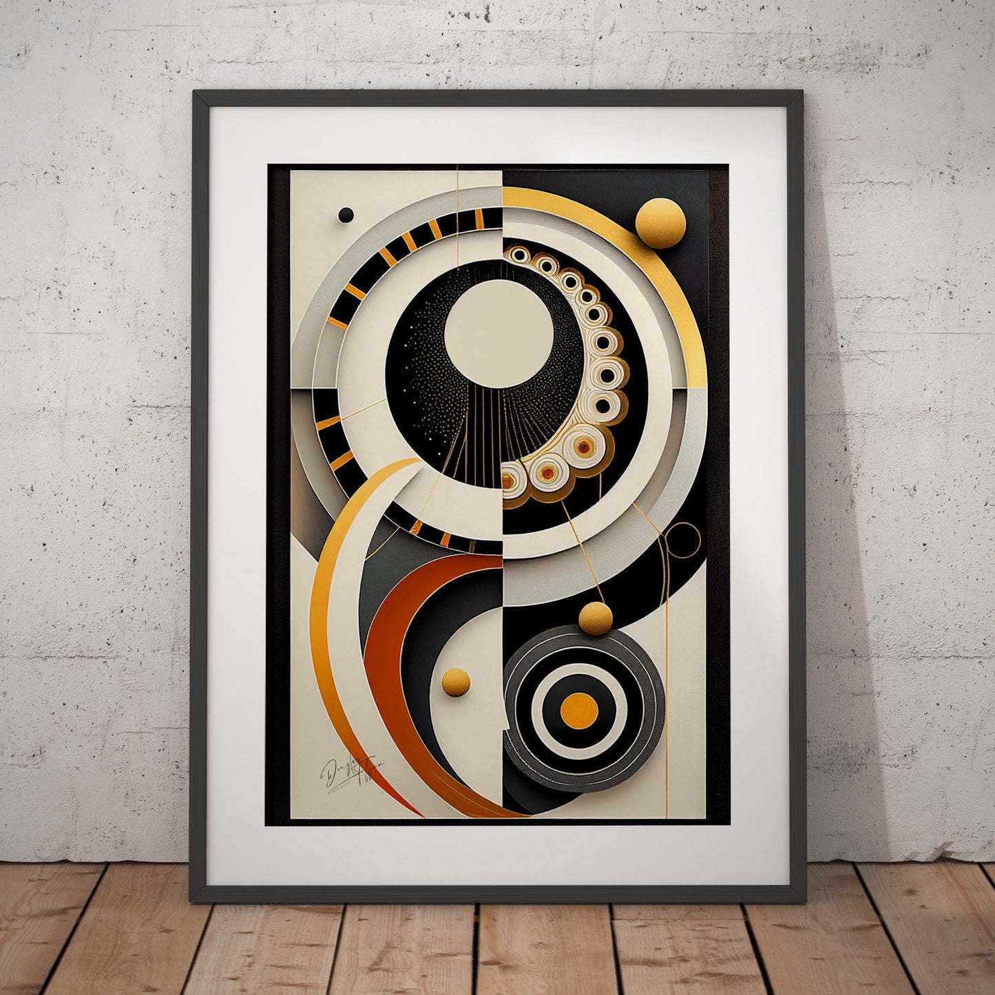 »Vibrant Synthesis« retro poster