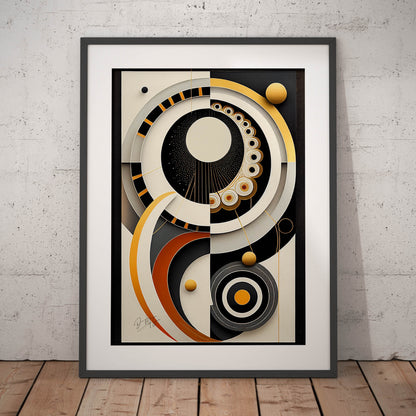 »Vibrant Synthesis« retro poster