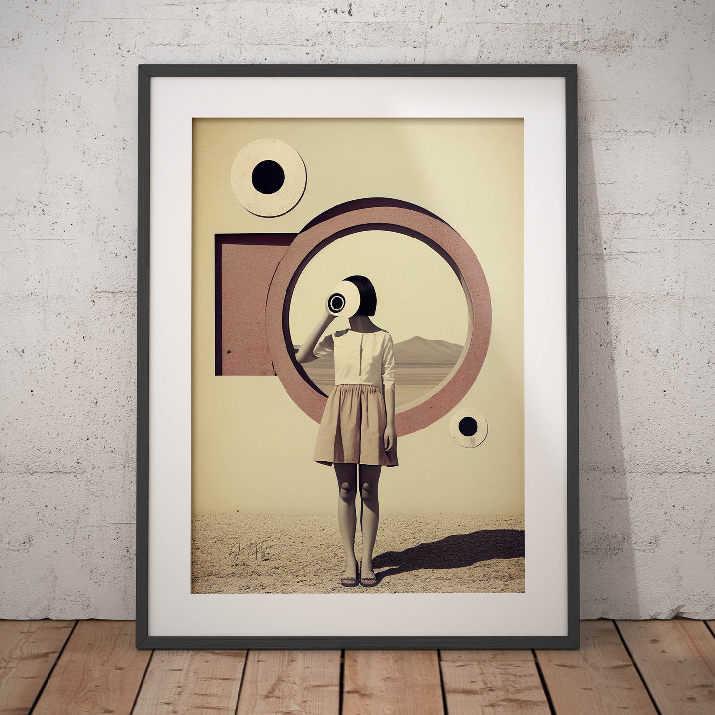 »Enigmatic Dimensions of the Universe« retro poster