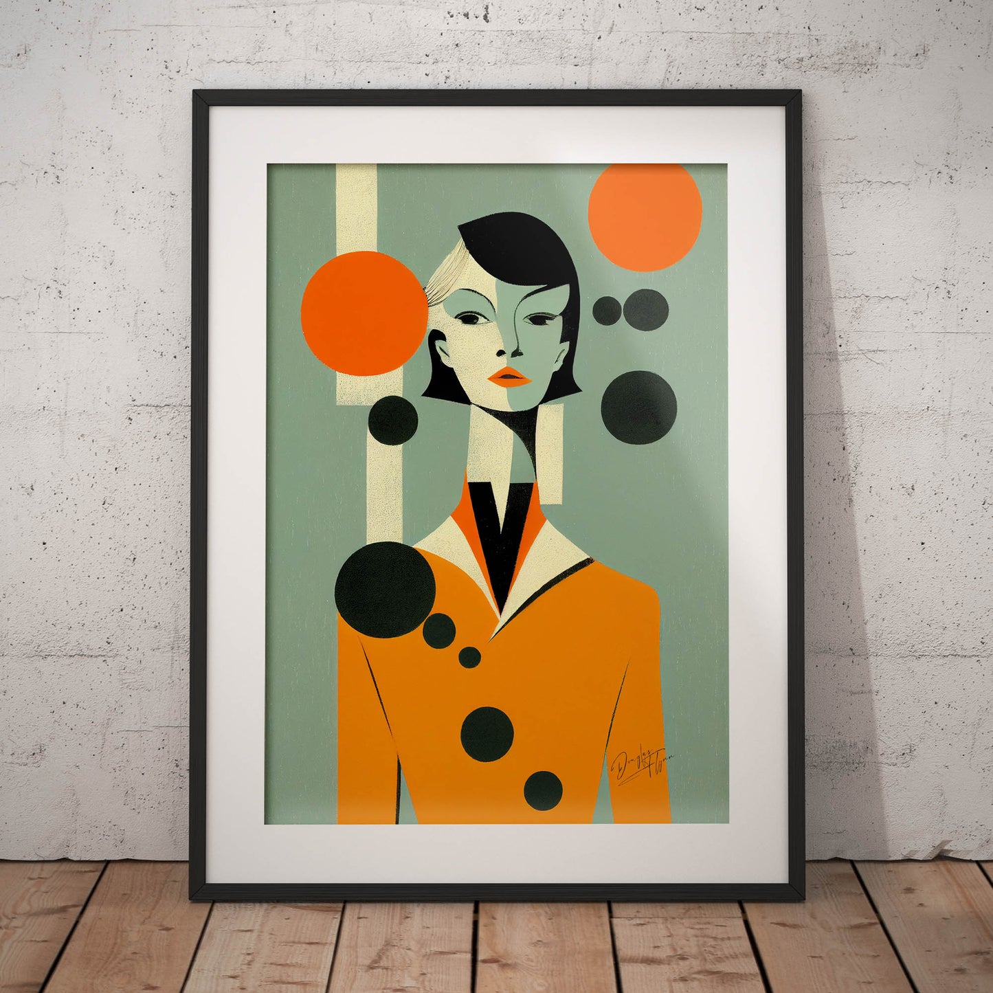 »Celebrating the Women in My Live« retro poster