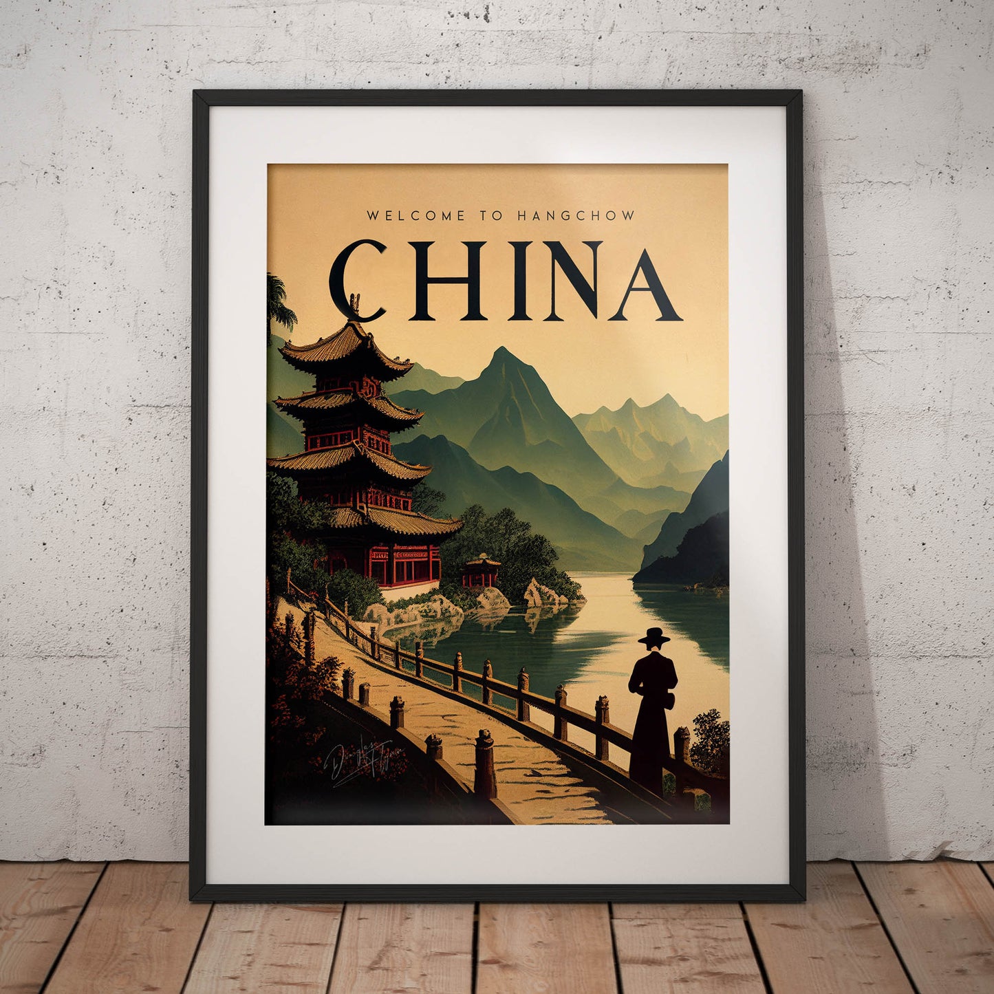 »China, travel poster no 2« retro poster