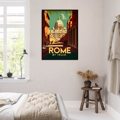 »Rome, travel poster no 4« retro poster