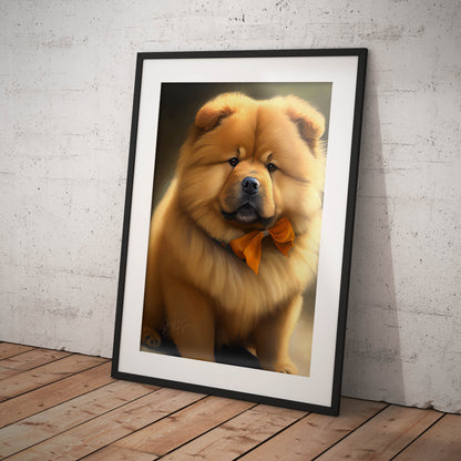 »Chow Chow med rosett«