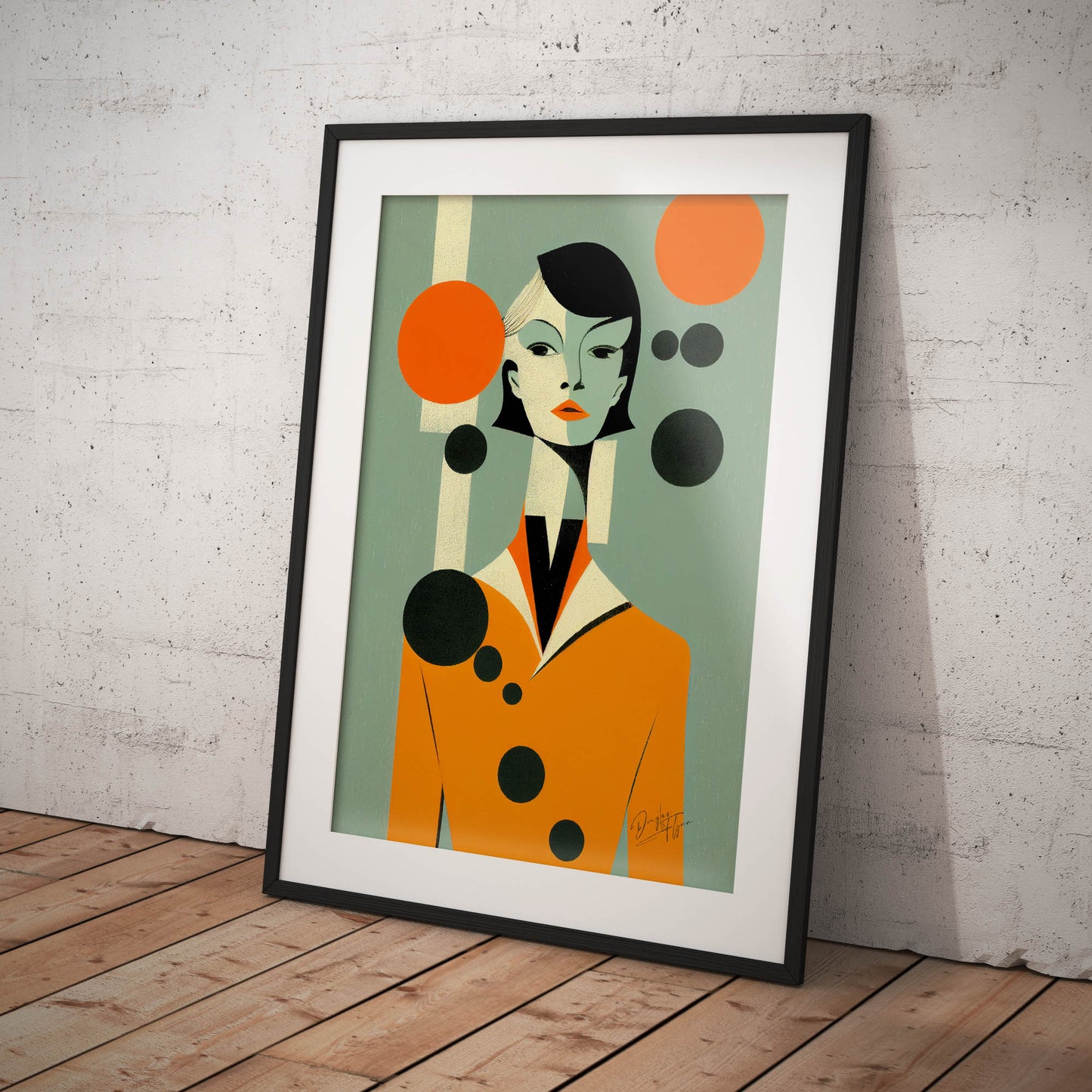 »Celebrating the Women in My Live« retro poster