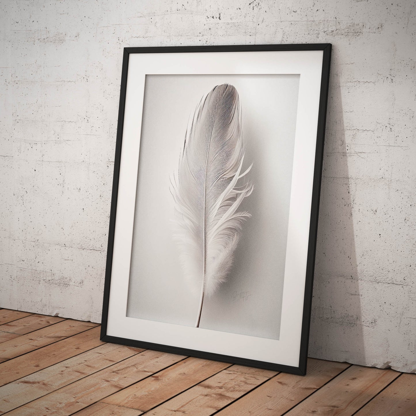 »Found a White Feather no 2« designposter