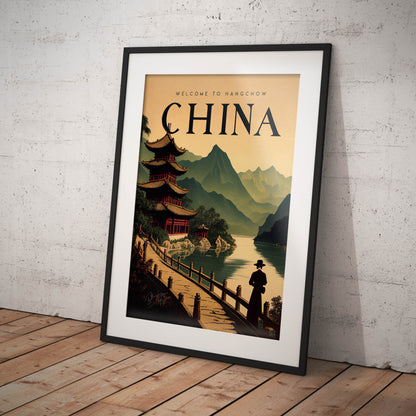 »China, travel poster no 2« retro poster