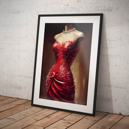 »Radiant Red Carpet Dress«