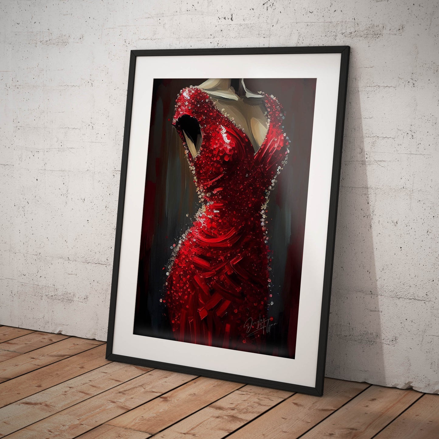 »Scarlet Sparkle Gown«