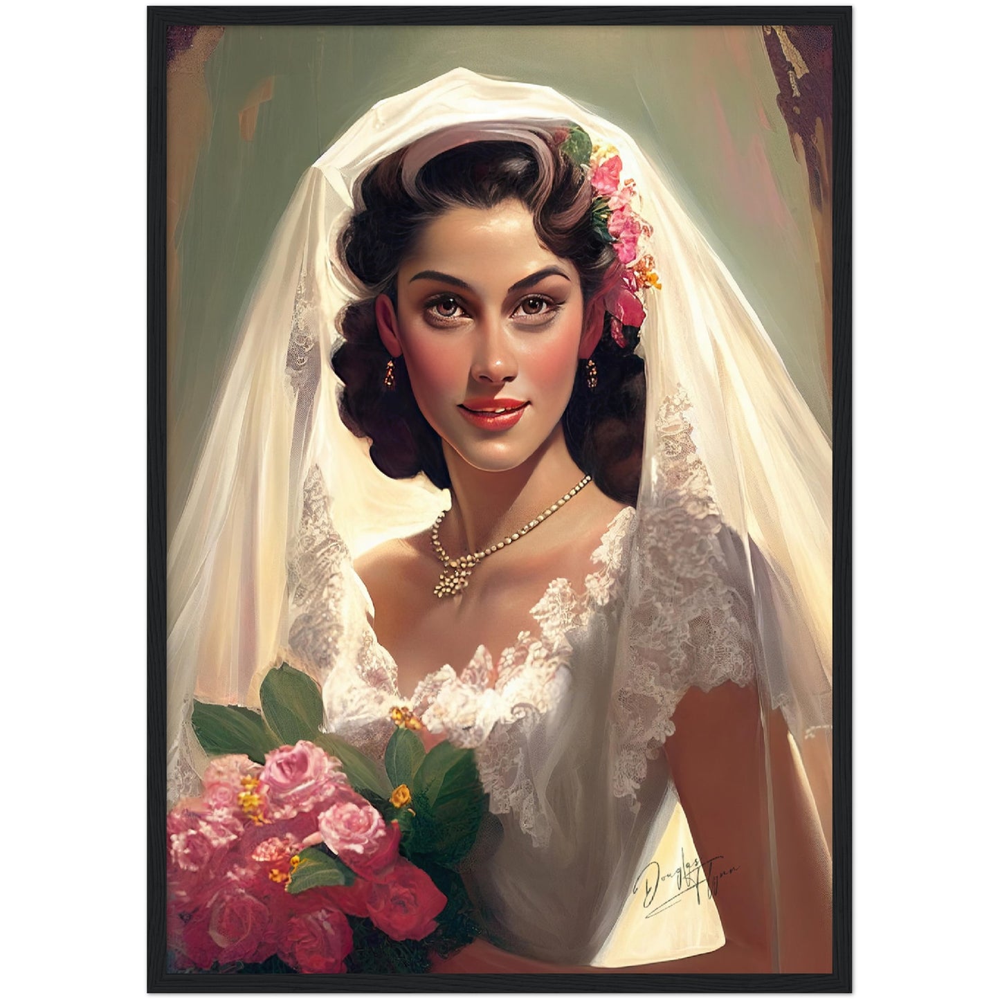 »Wedding Day Memories« retro poster