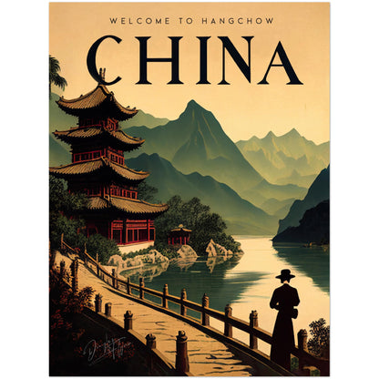 »China, travel poster no 2« retro poster