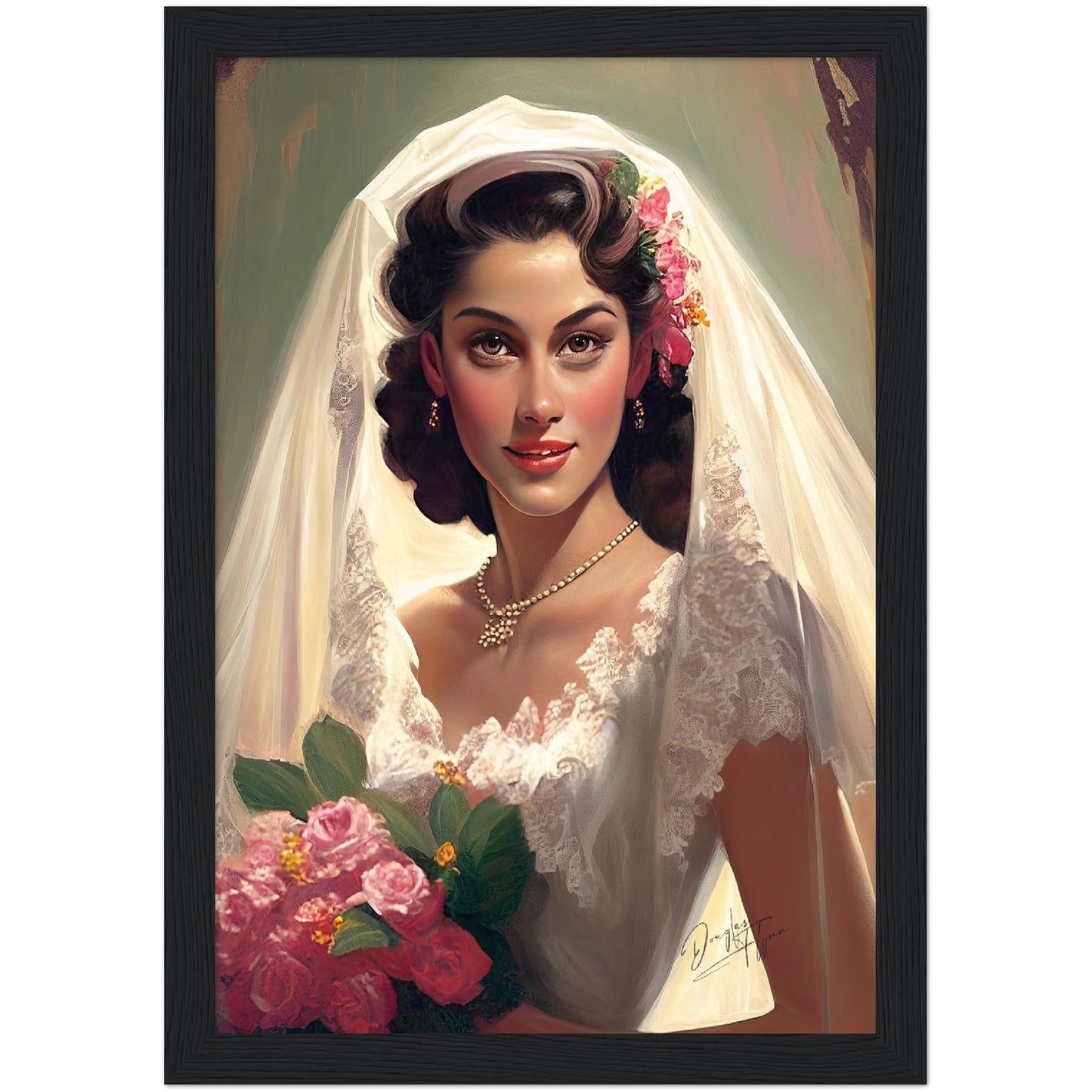 »Wedding Day Memories« retro poster