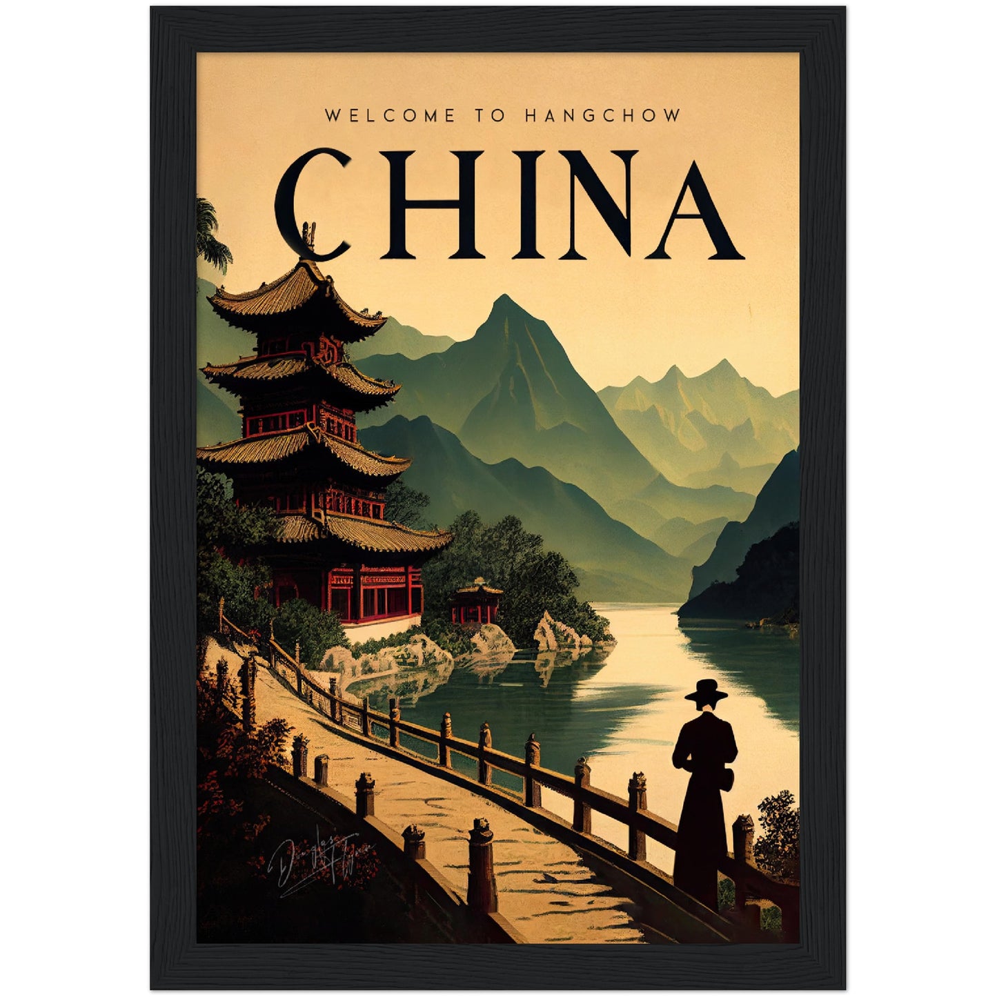 »China, travel poster no 2« retro poster