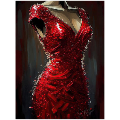 »Scarlet Sparkle Gown«