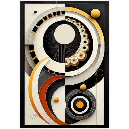 »Vibrant Synthesis« retro poster