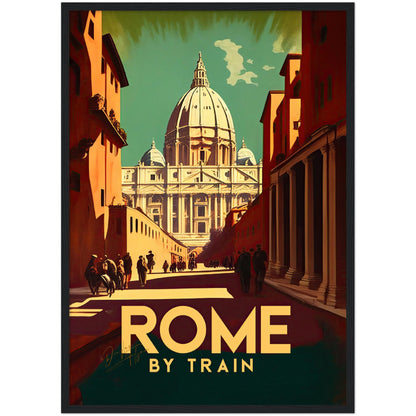 »Rome, travel poster no 4« retro poster