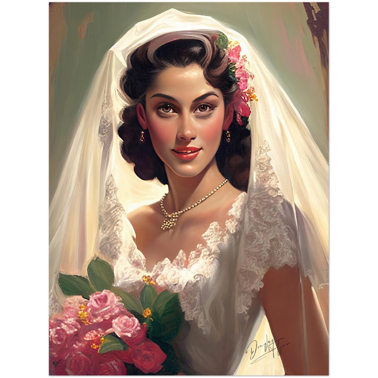 »Wedding Day Memories« retro poster