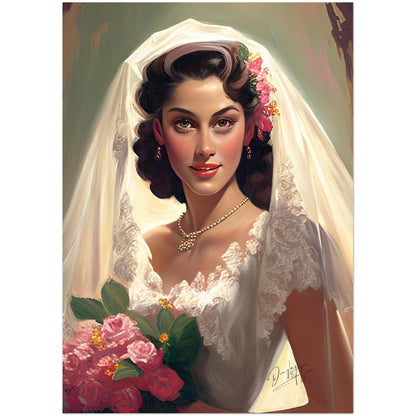 »Wedding Day Memories« retro poster