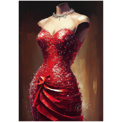 »Radiant Red Carpet Dress«