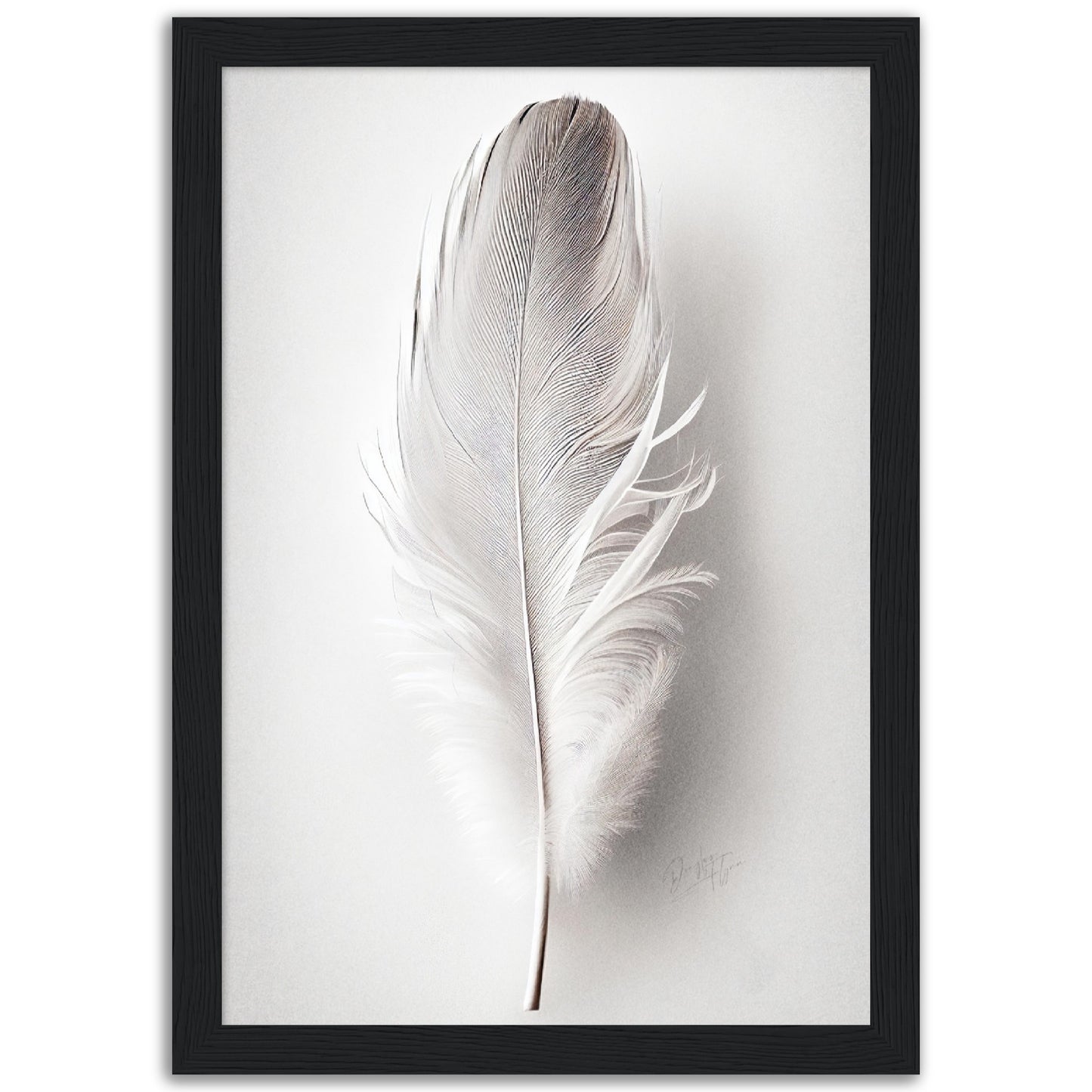 »Found a White Feather no 2« designposter