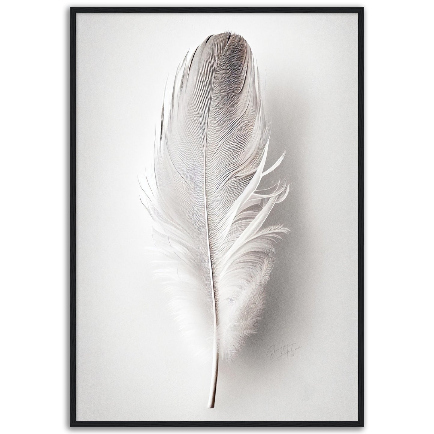 »Found a White Feather no 2« designposter