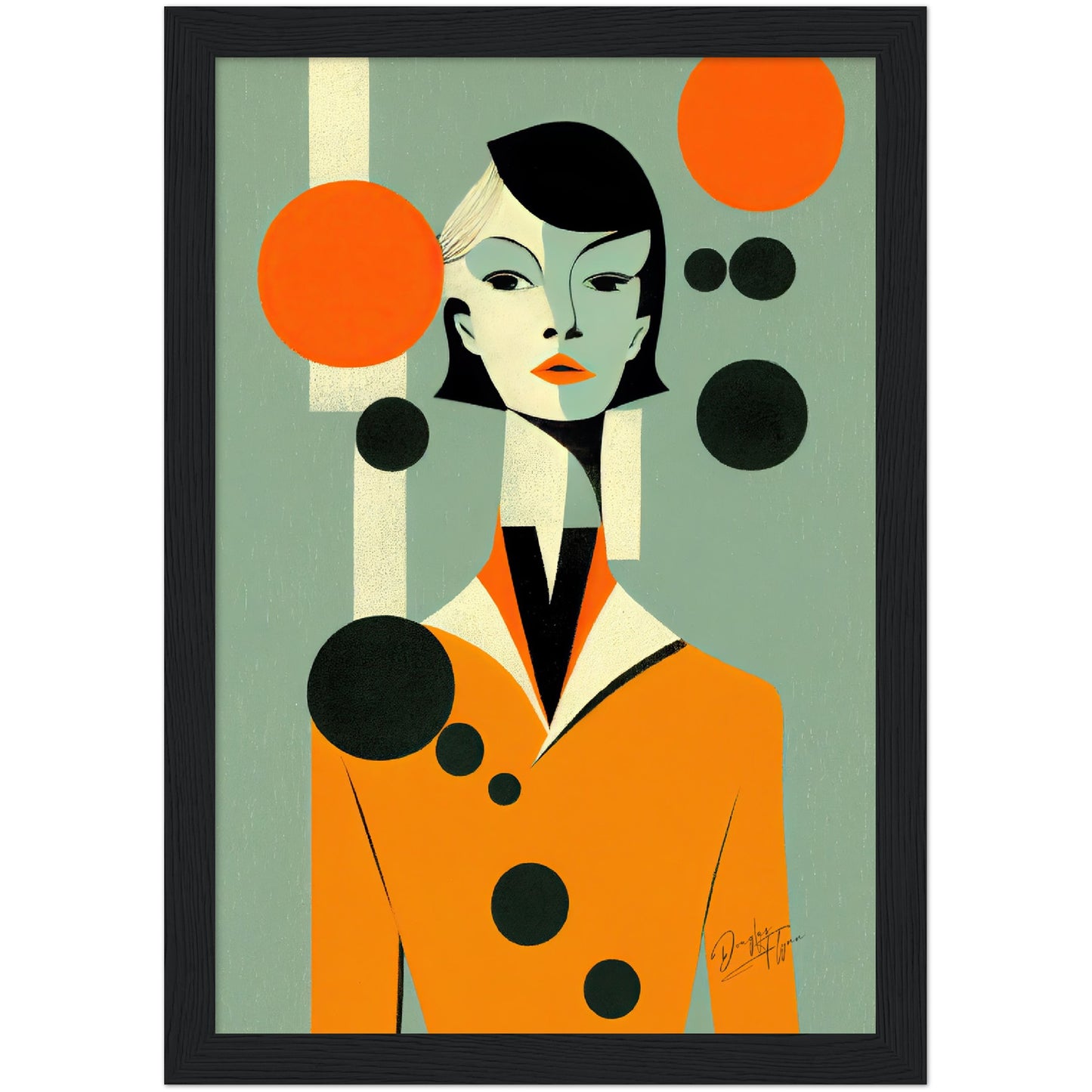 »Celebrating the Women in My Live« retro poster