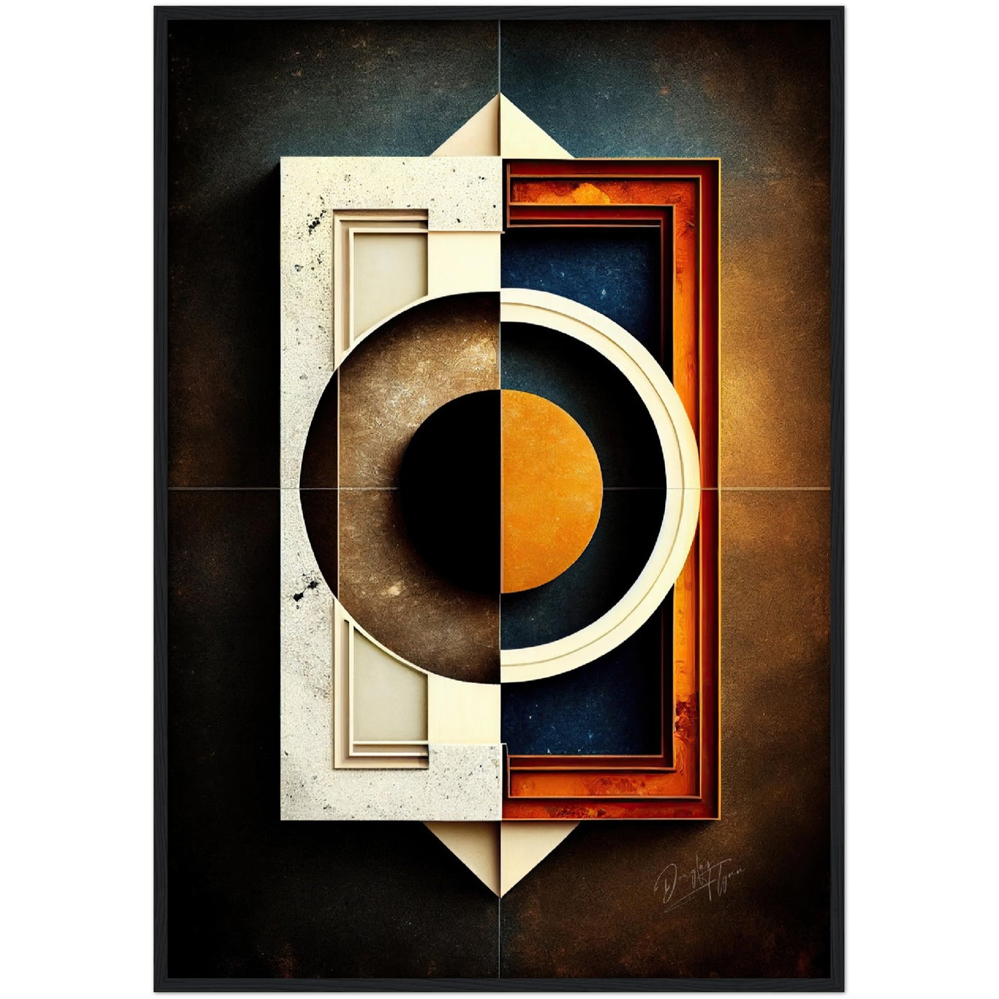 »Linear Luminance« retro poster