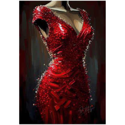 »Scarlet Sparkle Gown«