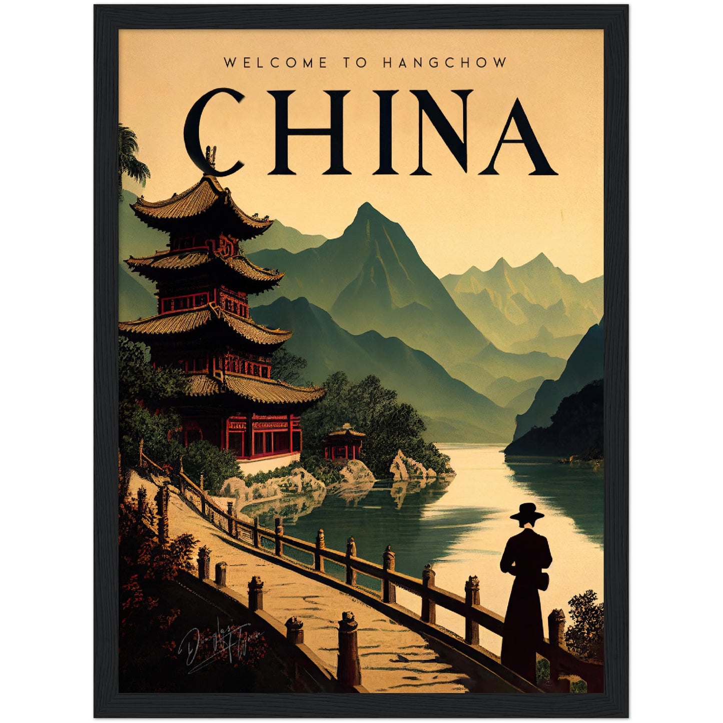 »China, travel poster no 2« retro poster