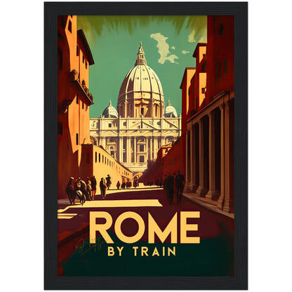 »Rome, travel poster no 4« retro poster