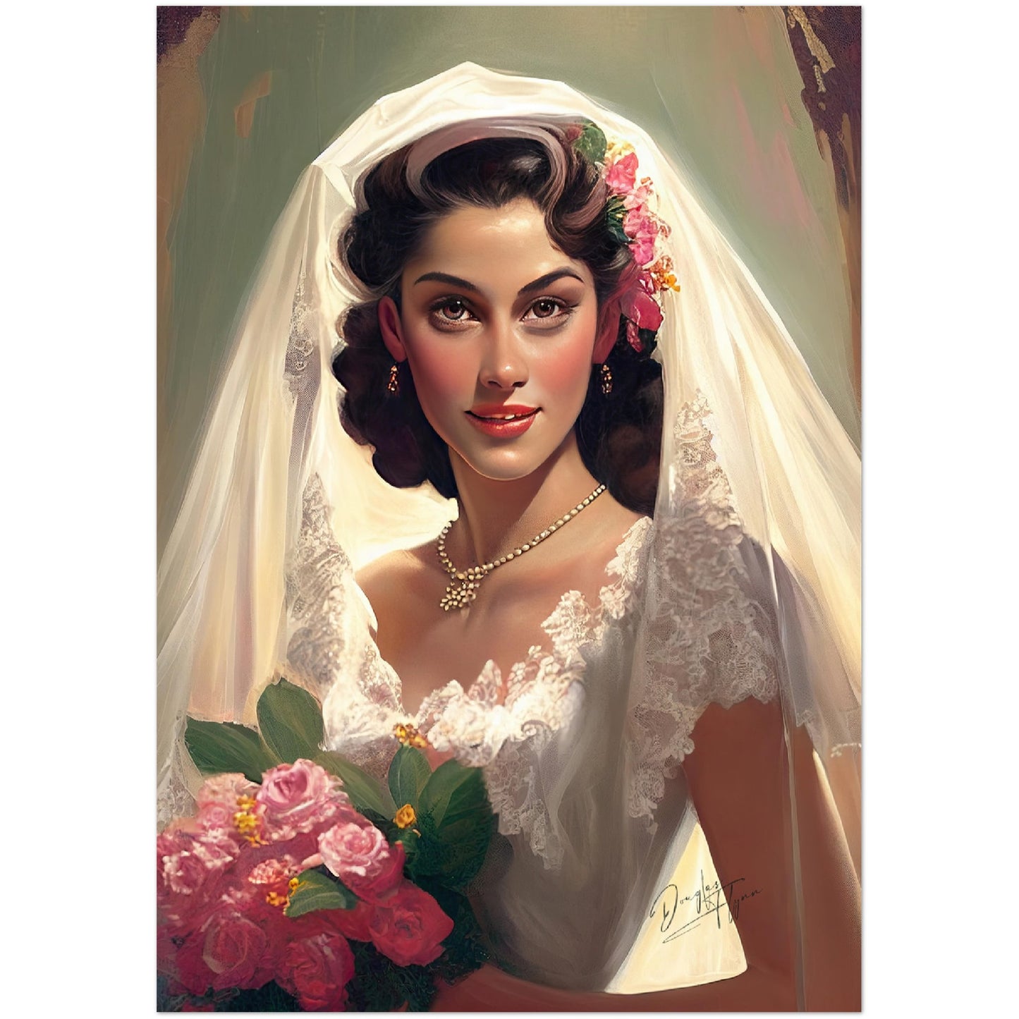 »Wedding Day Memories« retro poster